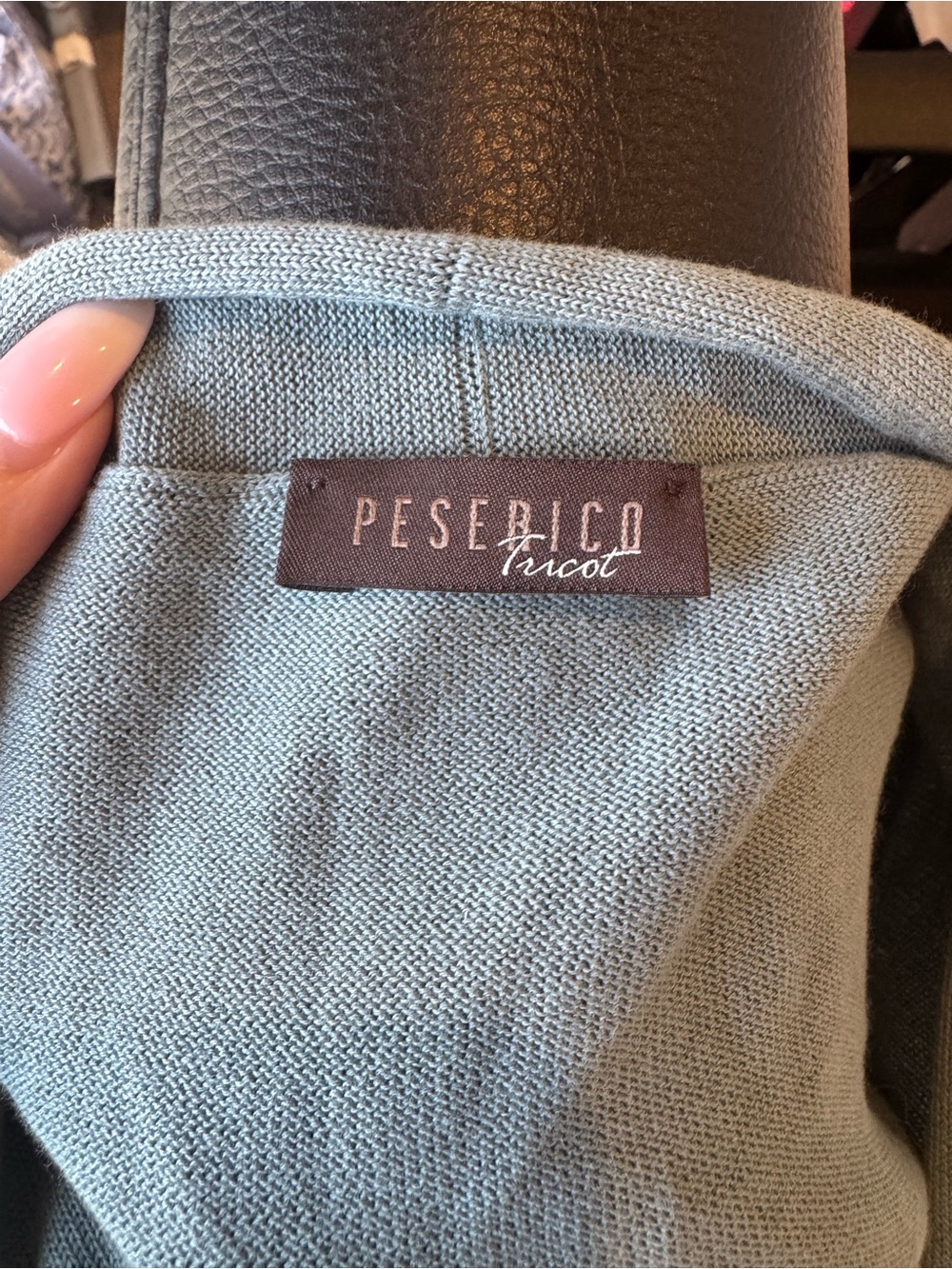 Peserico Italian Luxury 100% Cotton Knit Cardigan - IT 38 / US XS - Picture 4 of 7